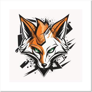 Graffiti Paint Fox Creative Inspiration Posters and Art